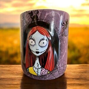 Times Square Disney Store Nightmare Before Christmas Purple Sally Cup Mug NWT